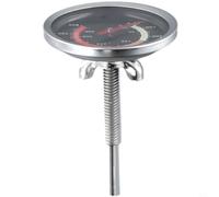 Oniissy Termometro professionale per barbecue, in acciaio inox, con display a doppia scala da 10 a 400 ℃, per forno da cucina all'aperto