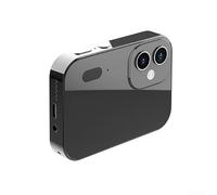 Oniissy Tripla fotocamera 4K con touch screen: autofocus live streaming e visione notturna, fotocamera digitale con registrazione 4K, display Full Touch e potenziata per la visione notturna (nero)