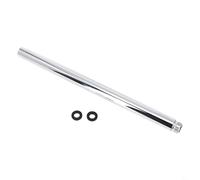 Oniissy Tubo di prolunga per soffione doccia in acciaio inox, attacco G1/2 regolabile, finitura lucida, compatibile con soffioni portatili o a pioggia, facile da 30 cm