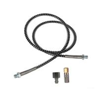 Oniissy Tubo flessibile professionale del compressore d'aria 3.3ft Costruzione di Nylon Con Connettori di Rame M10x1 Filo 63Mpa Rated Workshop Linea Pompa Aria