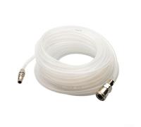 Oniissy Tubo pneumatico diritto per compressore d'aria, tubo 5 x 8 mm con connettore rapido, materiale PE resistente ad alta pressione, per strumenti da officina (WHITE20M)