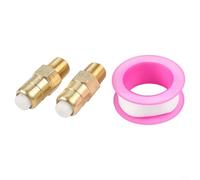 Oniissy Valvola termica in ottone da 1/4" per rondella filettata NPT per protezione idropulitrice compatibile con modelli Homelite 62,8 °C