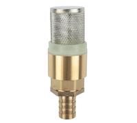 Oniissy Valvole di ritegno per filtro, valvola di non ritorno per tubo flessibile di aspirazione, valvola a pedale collegamento, 19/25 mm 3/4" 1" raccordi per tubi da giardino (valvole da 3/4" +