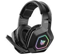 Onikuma B100 RGB Bluetooth Wireless Gaming Headset Nero Auricolare PC