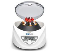 ONiLAB Laboratorio PRP centrifuga da tavolo, 6 x 15 mL/10 mL/7 ml/1,5 - 5 ml, 300 - 5000 rpm (max. 2600 x g RCF), LCD Digital Desktop Lab Centrifuga Timer 30 sec-99 min, due programmi di avvio rapido