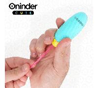 ONINDER CUTE - UOVO VIBRO-ROTANTE IN SILICONE CON GEMMA PER AMORE E PIACERE - APP GRATUITA IN TUTTO IL MONDO