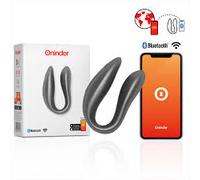 Oninder Lisboa Nero Stimolatore Punto G Clitoride App Bluetooth IPX7 USB