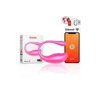 ) ONINDER Nairobi Ovetto Vibrante Bluetooth Rosa | Silicone Medicale | IPX7 Waterproof | Ultra Silenzioso 55 dB | Ricaricabile USB | Controllo App