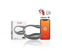 Oninder Nairobi uovo vibrante nero app bluetooth IPX7 ricaricabile silicone 55dB