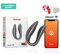 Oninder Nero Stimolatore Punto G vulva Clitoride App Bluetooth IPX7 USB