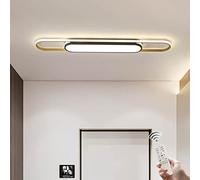 Oninio Plafoniera Moderna da Soffitto 110cm Lampada da Soffitto LED Plafoniera Dimmerabile con Telecomando per cucina Soggiorno Sala da Pranzo Camera da Letto 48W