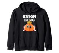 Onion King | Maglietta da Uomo Onion | Cipolla Bambino Felpa con Cappuccio