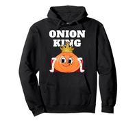 Onion King | Maglietta da Uomo Onion | Cipolla Bambino Felpa con Cappuccio
