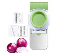 Onion Slicer Holder - Potato Slicer | Handheld Multifunctional Stainless Steel Non-Slip Kitchen Tool | Chopper Vegetable Cutter | For Ginger Kitchen Onion Carrot Tomato Salad Fruit Home Outdoor Party