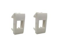 oniroview Adattatore Keystone Compatibile Living Light Colore Bianco per frutti RJ45, RJ11, HDMI, Ottici, TV Installazione Facile - Qualità Italiana (2)