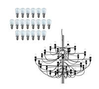 oniroview Kit Lampadina Led Dimmerabile IBT E14 2W per FLOS 2097 Luce Calda 2700K, Lampada Filoled Satinata (2097/18)