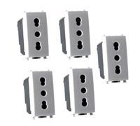 oniroview Presa Bipasso Bivalente 16A 2P + T Compatibile con Vimar Plana Bianca (5)