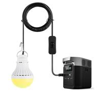 Onite Lampada da Campeggio, Lampadine LED Portatili USB per Tende da Campeggio con Gancio per Appendere, Luce Lanterna di Emergenza Impermeabile da Esterno per l'escursionismo, Campeggio, Barbecue