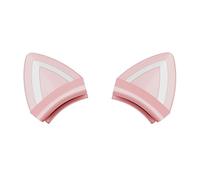 ONITOON Orecchie di gatto rosa per cuffie, in silicone, con orecchie da gattino, graziosi accessori staccabili, adatte per cuffie da gioco, leggere e resistenti