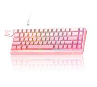 ONITOON Tastiera meccanica da gioco, 60% layout cablata, interruttore magnetico sostituibile a caldo, trigger rapido, tastiera con tasti incisi lateralmente per PC portatili gamer, alta precisione