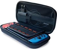 Oniverse Custodia Protettiva per Nintendo Switch, Switch OLED, Switch Lite, Antiurto, con Impugnatura, Interno in Velluto Antigraffio, Scomparto per Accessori. Custodia da Trasporto Grigia