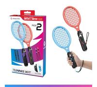 Oniverse Confezione da 2 racchette da tennis per Nintendo Switch 2/Switch/OLED - Giochi sportivi compatibili con Mario Tennis Fever, Switch Sports, Accessori per Joy-Con con cinturini regolabili - Ara