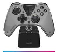 Oniverse Controller Wireless Compatibile con Switch OLED Lite PC ANDROID iOS, Dock di Ricarica, Vibrazioni Regolabili, Pulsanti Macro, Modalità Turbo, Wake-Up, Astralite (Nysa Grey/Grigio)