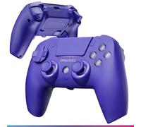 Oniverse Controller wireless per PS5/PC/Steam Deck - Starion - Joystick e grilletti Hall Effect, Palette macro programmabili, Grilletti L4/R4, Touchpad, Anti-Drift, Bluetooth/USB-C - Purple