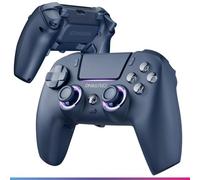 Oniverse Controller wireless per PS5/PC/Steam Deck - Starion - Joystick e grilletti Hall Effect, Palette macro programmabili, Grilletti L4/R4, Touchpad, Anti-Drift, Bluetooth/USB-C - Blue