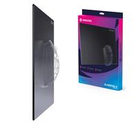 Oniverse Glasspad S Obsidian - Tappetino per mouse da gaming in vetro temperato opaco, 35 x 25 cm, superficie micro-incisa ultra liscia, scorrimento veloce ad alta precisione, base antiscivolo