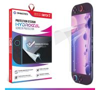 Oniverse Pellicola protettiva in Hydrogel compatibile con Nintendo Switch 2 - Film protettivo ad alta resistenza contro urti e graffi, lunga durata e anti-impronte - Kit di pulizia incluso