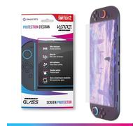 Oniverse Vetro temperato per Switch 2 - Protezione schermo in vetro temperato 9H, ultra-sottile, resistente alle impronte e al sudore, compatibile con Nintendo Switch 2 - Kit di pulizia incluso