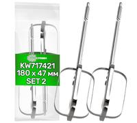ONIX TECH 2 Pezzi Fruste per Sbattitore Elettrico KW717421 per Kenwood
