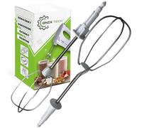 ONIX TECH 2 Pezzi Fruste Ricambi Sbattitore Acciaio Inox con Codice Originale 00643667 643667 00659596 659596 per Bosch CleverMixx per Siemens myMix - Garanzia di 5 Anni