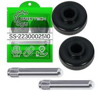 ONIX TECH 2 Pezzi Ruote Spazzole Anteriori per Aspirapolvere a Batteria con Codice Originale SS-2230002510 per Rowenta - Garanzia di 5 Anni