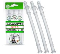 ONIX TECH 3 Pezzi Tubo del Latte per Macchina Caffè 150 mm Ø 8/5 mm con Codice Originale 5313270961 per DeLonghi - Garanzia di 5 Anni