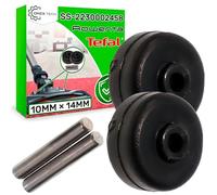 ONIX TECH Kit Rulli Piccoli per Spazzola Aspirapolvere Cordless e ASSE con Codice Originale SS-2230002458 per Tefal per Rowenta - Garanzia di 5 Anni