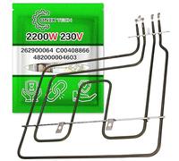 ONIX TECH Superiore Resistenza Forno 2200W 220V/240V con Codice Originale 262900064 C00408866 482000004603 per Beko per Indesit per Whirlpool - Garanzia di 5 Anni