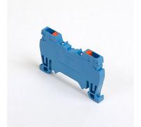 ONKA 1,5mm2 connettore a molla per guida DIN morsetto a 2 fili blu, 1020005