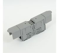 ONKA 150mm2 M12 Connettore per guida a vite morsettiera per guida DIN con coperchio di protezione, grigio, 1030088