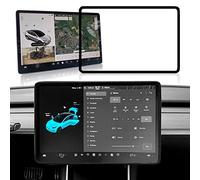 ONKENTET Cornice protettiva per schermo compatibile con Tesla Model 3 Model Y 2024 2023 2022 2021 2020 2019 Copertura protettiva per bordo dello schermo decorazione per console centrale accessori