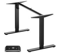 ONKRON Base Elettrica & Motorizzata per Piani di Lavoro da 120 a 170 cm - Scrivania Regolabile in Altezza Carico Massimo 70 kg - Scrivania Elettrica Velocità di Sollevamento 25 mm/s / WDF221E-B Nero