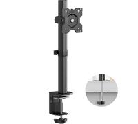ONKRON Braccio Monitor da 13 a 34 pollici - Supporto Schermo PC Scrivania con Peso fino a 8 kg - Porta Monitor da Scrivania con VESA 75x75-100x100 / Porta Monitor Orientabile & Girevole D101E-B Nero