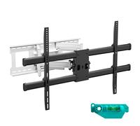 ONKRON Supporto TV Parete 42-120 pollici, fino a 100 kg, VESA 200x100-1000x600 mm, Staffa TV Girevole e Inclinabile, Porta Televisore a Muro per Schermi Grandi, Universale, Bianco e Nero M10-BW