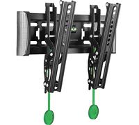 ONKRON Braccio TV per Schermo 17-43 pollici, Carico 36,4 kg, Supporto per TV a Muro VESA 75x75-200x200 mm, Porta Televisore a Muro Universale, Braccio Televisore a Parete, Inclinabile, Nero TM4-B