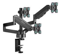 Onkron G280-B Supporto Braccio Mobile per Tre Monitor 13"- 32" Vesa 100 x 100 Nero