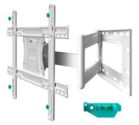 Onkron M7L-W Supporto TV da parete 40"-75", extra lungo 71 cm, massimo 68,2 kg, bianco