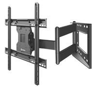ONKRON Porta Televisore a Muro da 40 a 75 pollici - Porta TV da Parete Nero con Peso fino a 68 kg - Braccio Televisore Regolabile con VESA 100x100-600x400 / Supporto TV Girevole e Inclinabile M7L-B