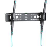 ONKRON Supporto TV Parete 60-110 Pollici, fino a 120 kg, VESA 200x200-900x600 mm, Staffa TV Universale per Display e Pannelli Interattivi, Supporto Televisore a Muro Inclinabile, Nero UT12-B