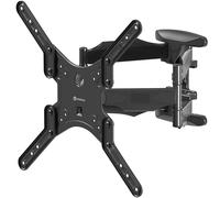 ONKRON Staffa TV per Schermo 37" - 70", Supporto TV Parete con Peso fino a 36,4 kg, Porta Televisore a Muro VESA 100x100-400x400 mm, Braccio porta televisore da Muro Girevole, Inclinabile, Nero M5-B